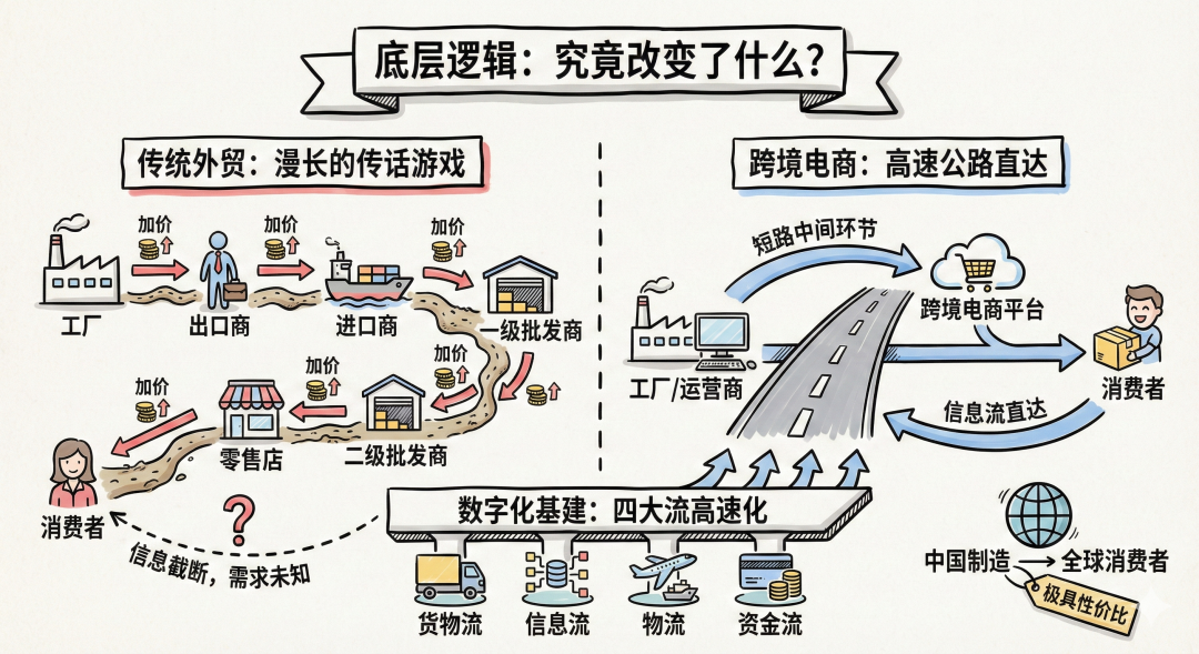 跨境电商不再是倒买倒卖，而是一场关于效率的精密计算